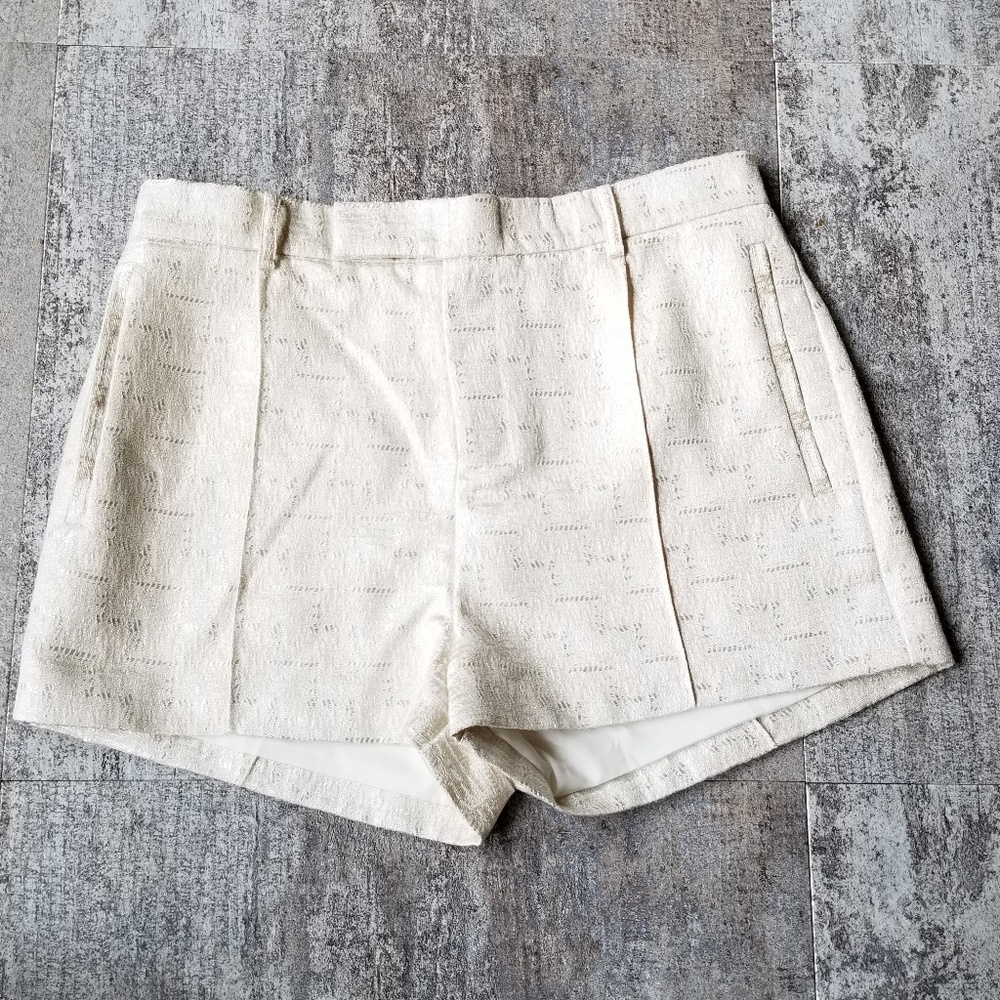 Stevie May Shorts White Size Med - Picture 1 of 8